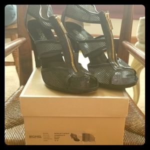 Michael Kors Berkley T Strap Heels